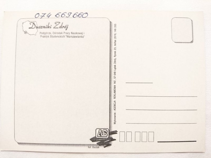 DUSZNIKI ZDRÓJ. PODGÓRZE, OŚRODEK PRACY NAUKOWEJ I PRAKTYK STUDENCKICH WARSZAWIANKA