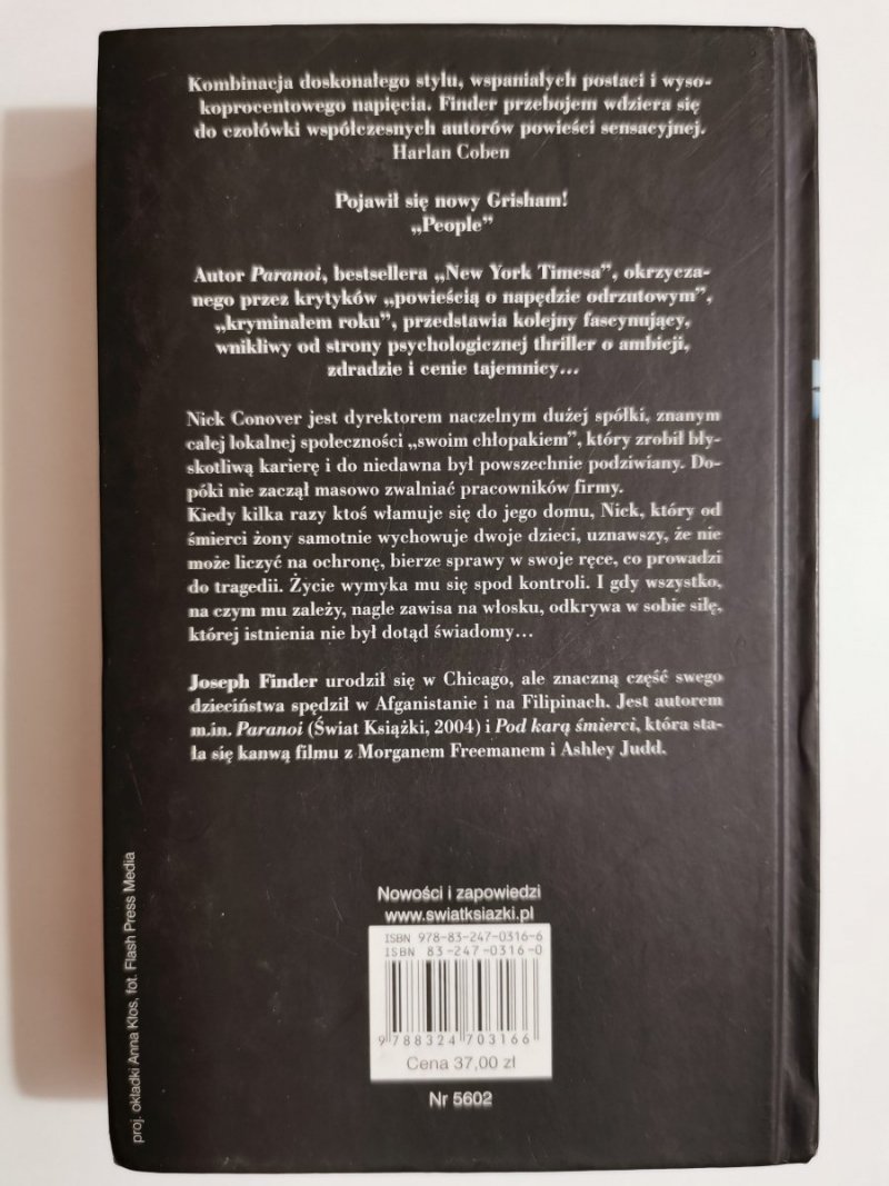 CZŁOWIEK FIRMY - Joseph Finder 2006