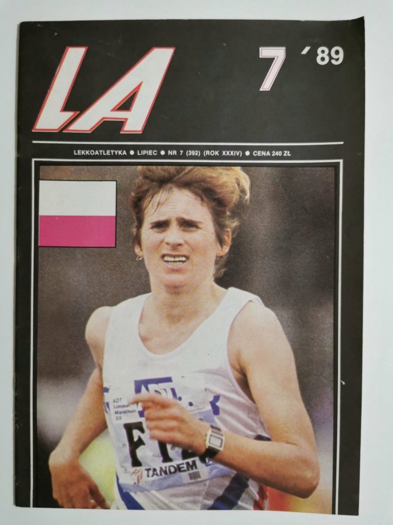 LEKKOATLETYKA NR 7'89 LIPIEC NR 7 (392) ROK XXXIV