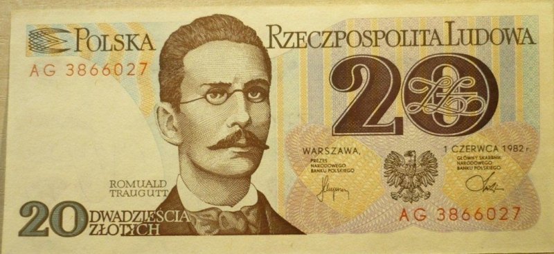 POLSKA RZECZPOSPOLITA LUDOWA 20 ZŁOTYCH AG 3866027