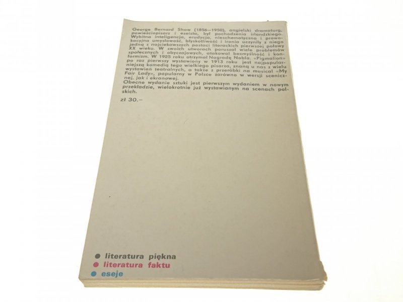 PIGMALION - George Bernard Shaw 1981