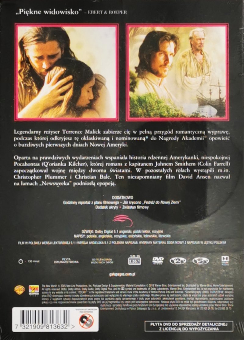 DVD. PODRÓŻ DO NOWEJ ZIEMI. ZAKOCHANE KINO