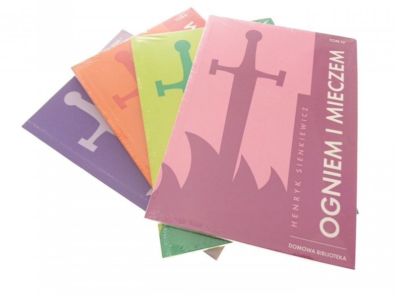 OGNIEM I MIECZEM TOMY OD 1 DO 4 - Sienkiewicz 2007