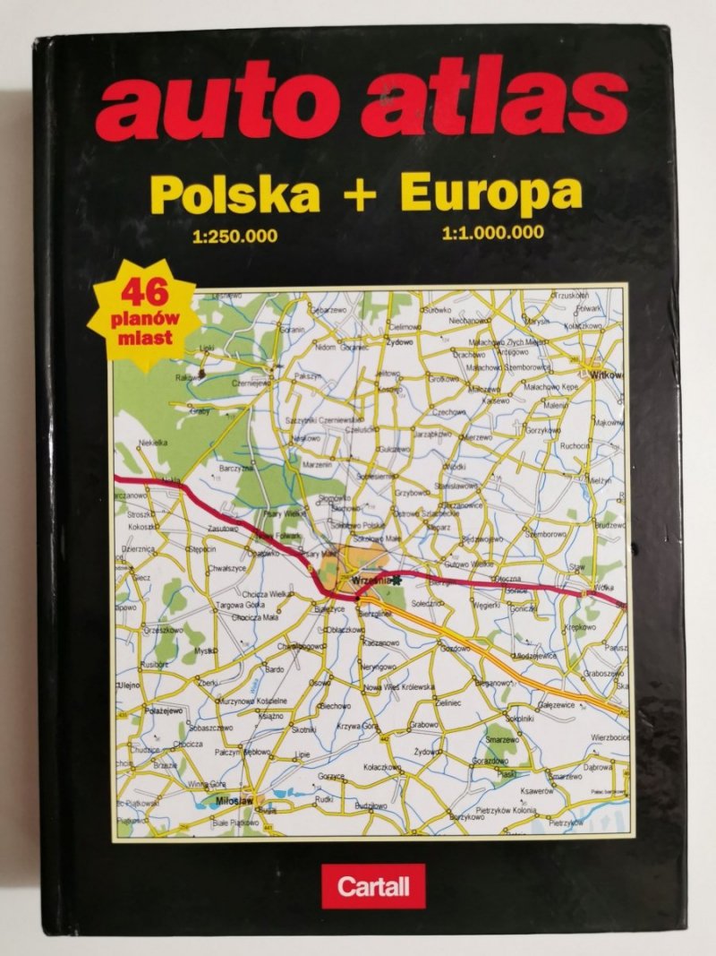 AUTO ATLAS POLSKA + EUROPA 1.250.000 + 1.1.000.000 2000