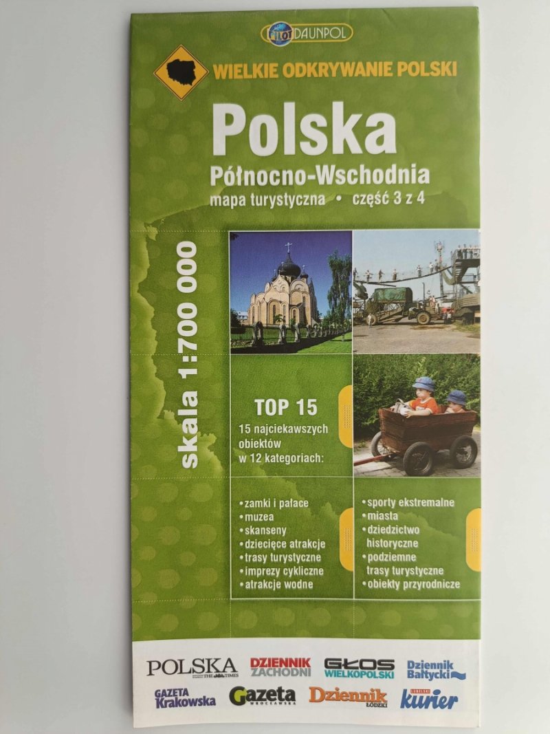 POLSKA PÓŁNOCNO-WSCHODNIA 1:700 000