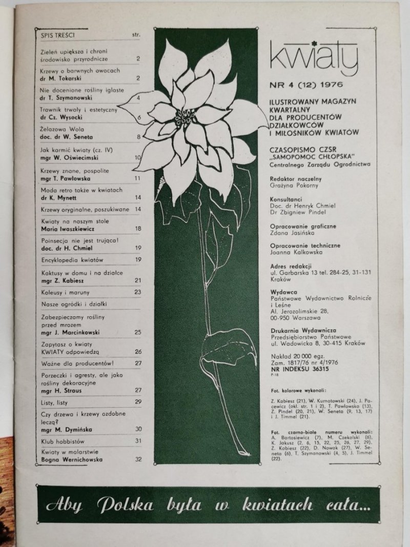 KWIATY NR 4/1976