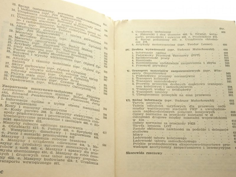 INFORMATOR ZAOPATRZENIOWCA 1967