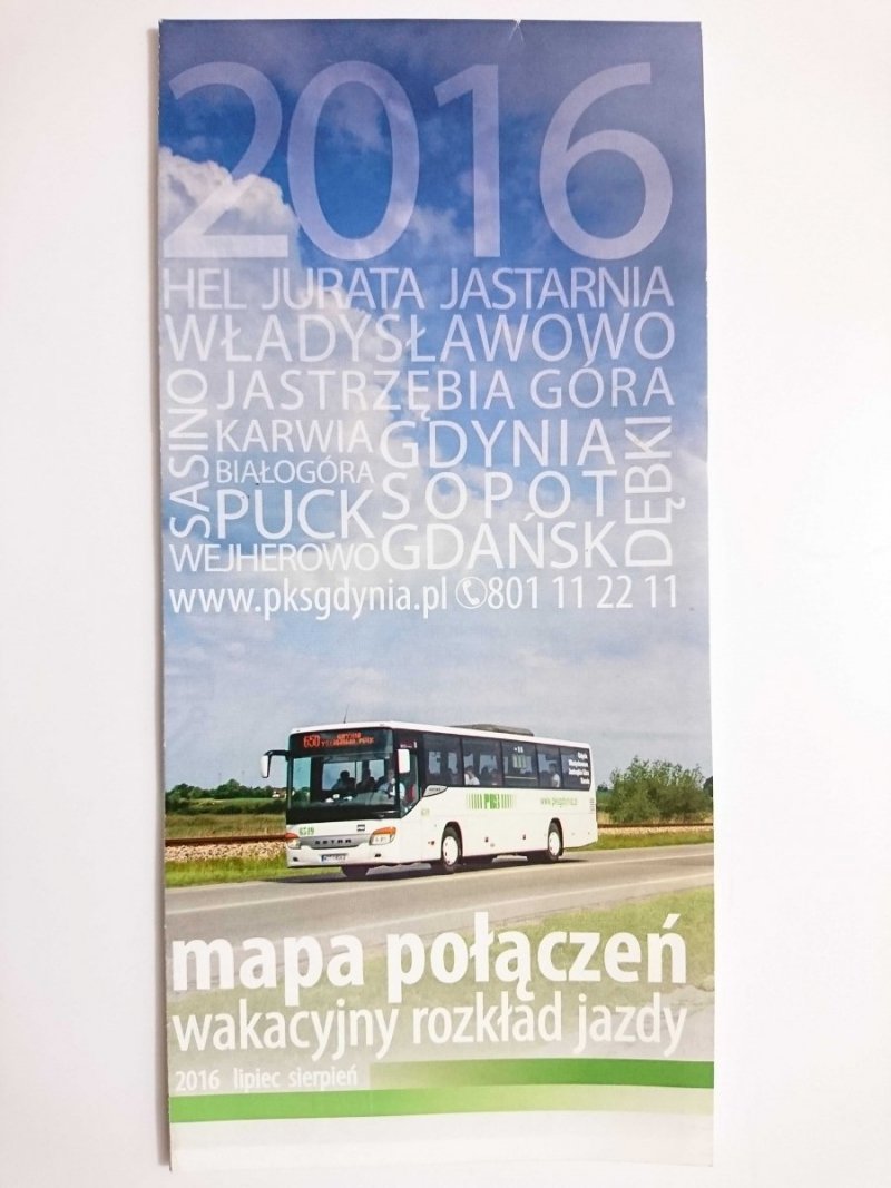 MAPA POŁĄCZEŃ. WAKACYJNY ROZKŁAD JAZDY 2016 LPIEC SIERPIEŃ