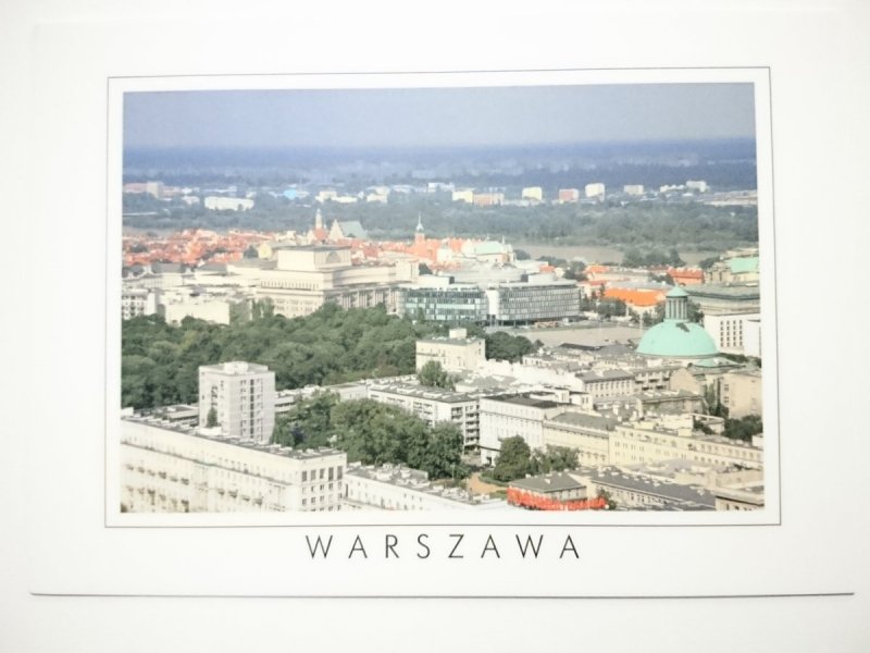 WARSZAWA. WIDOK Z LOTU PTAKA Z PAŁACU KULTURY I NAUKI FOT. ŚLUSARCZYK