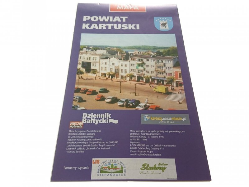 POWIAT KARTUSKI. MAPA
