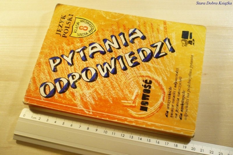 JĘZYK POLSKI. PYTANIA ODPOWIEDZI - Maczuga 1996