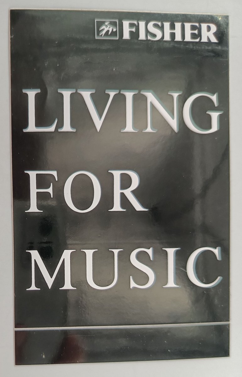 LIVING FOR MUSIC NAKLEJKA
