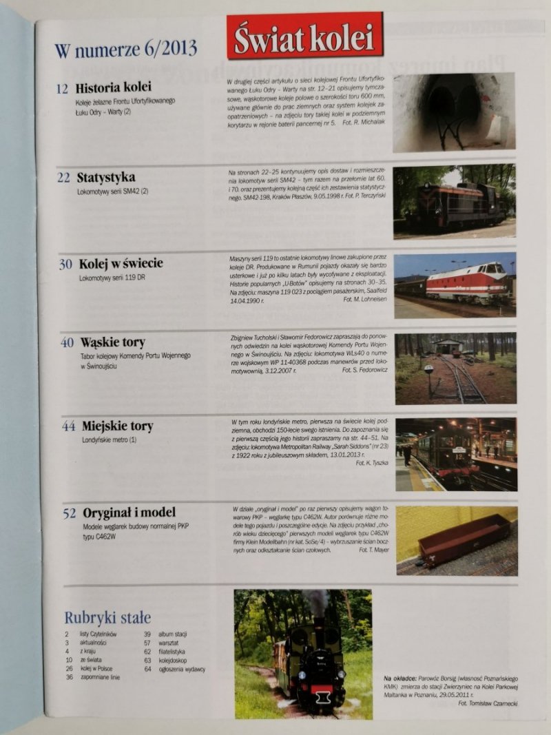 Miesięcznik. Świat kolei 06/2013