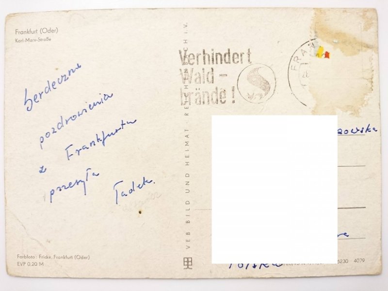 FRANKFURT (ODER) KARL-MARX-STRASSE