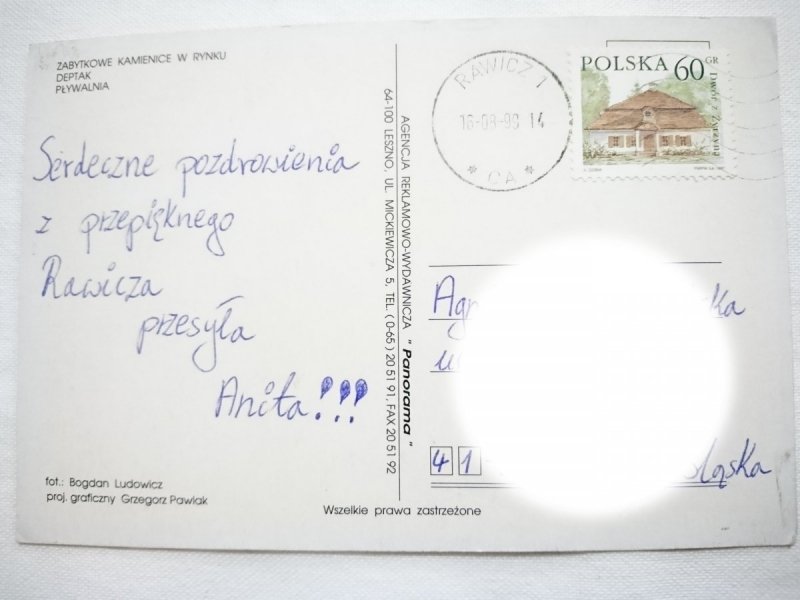 ZABYTKOWE KAMIENICE W RYNKU. DEPTAK PŁYWALNIA FOT. LUDOWICZ