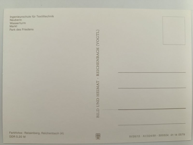 INGENIEURSCHULE FUR TEXTILTECHNIK