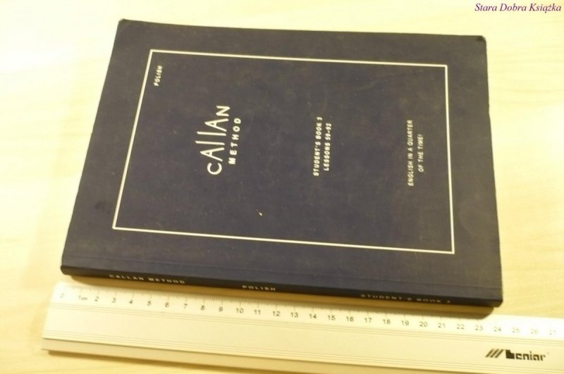 CALLAN METHOD STUDENT'S BOOK 3 LESSONS 59-92