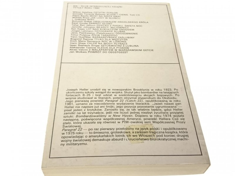 PARAGRAF 22 - Joseph Heller 1990