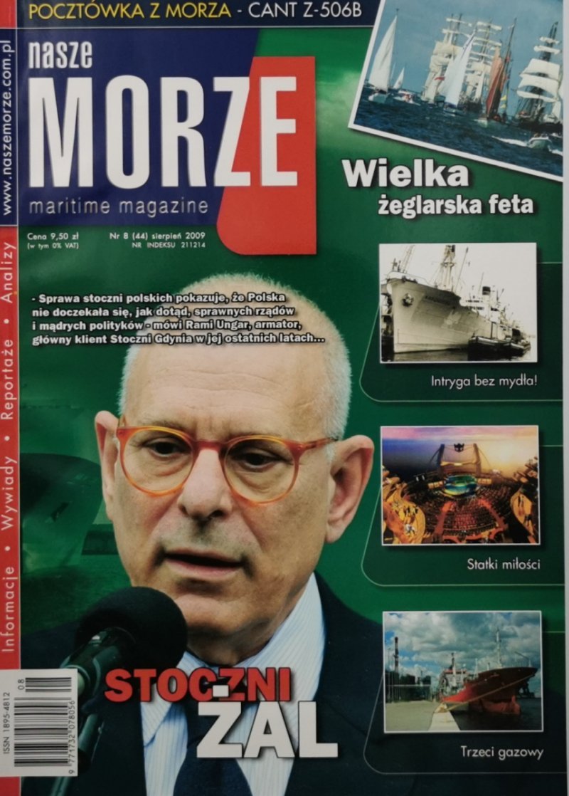 NASZE MORZE NR 8 (44) SIERPIEŃ 2009