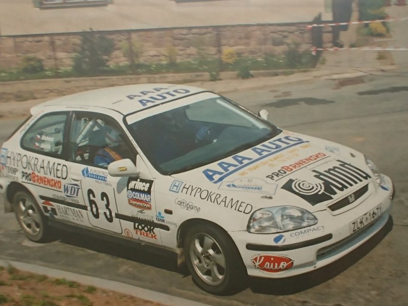 RAJD WRC 2005 ZDJĘCIE NUMER #112 HONDA CIVIC