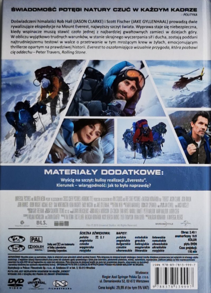 DVD. EVEREST. NA PODSTAWIE FAKTÓW