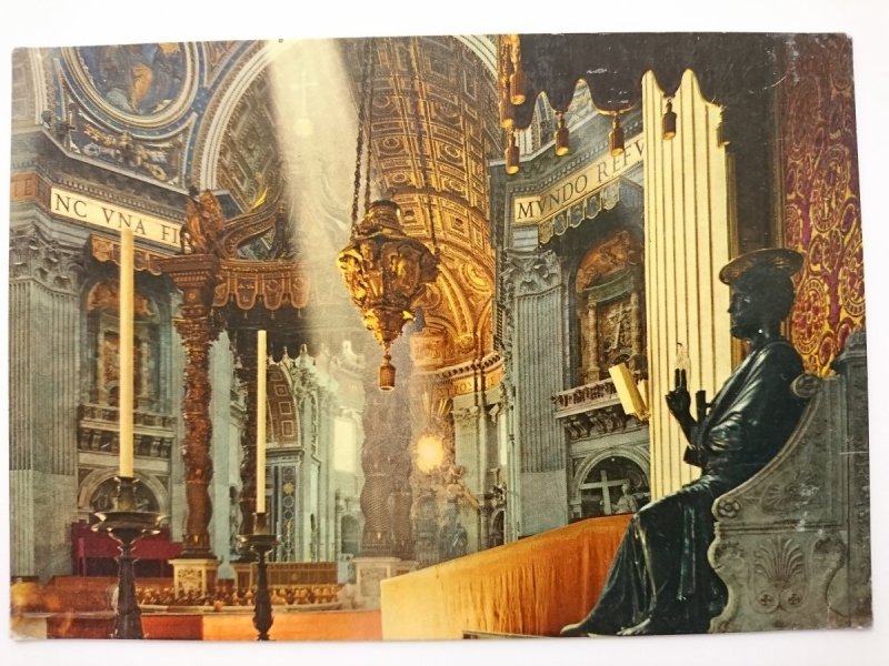 ROMA. BASILICA DI S. PIETRO (INTERNO)