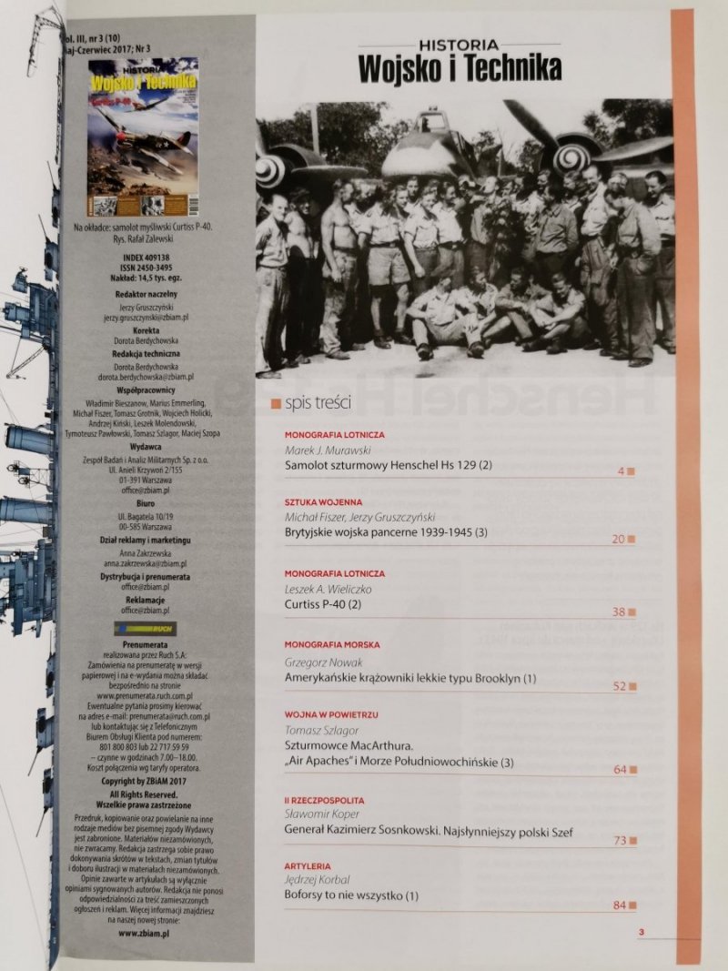 HISTORIA WOJSKO I TECHNIKA NUMER SPECJALNY 3/2017 MAJ-CZERWIEC