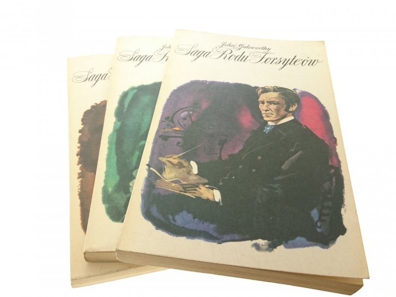 SAGA RODU FORSYTE'ÓW TOMY 1-3 - Galsworthy 1972