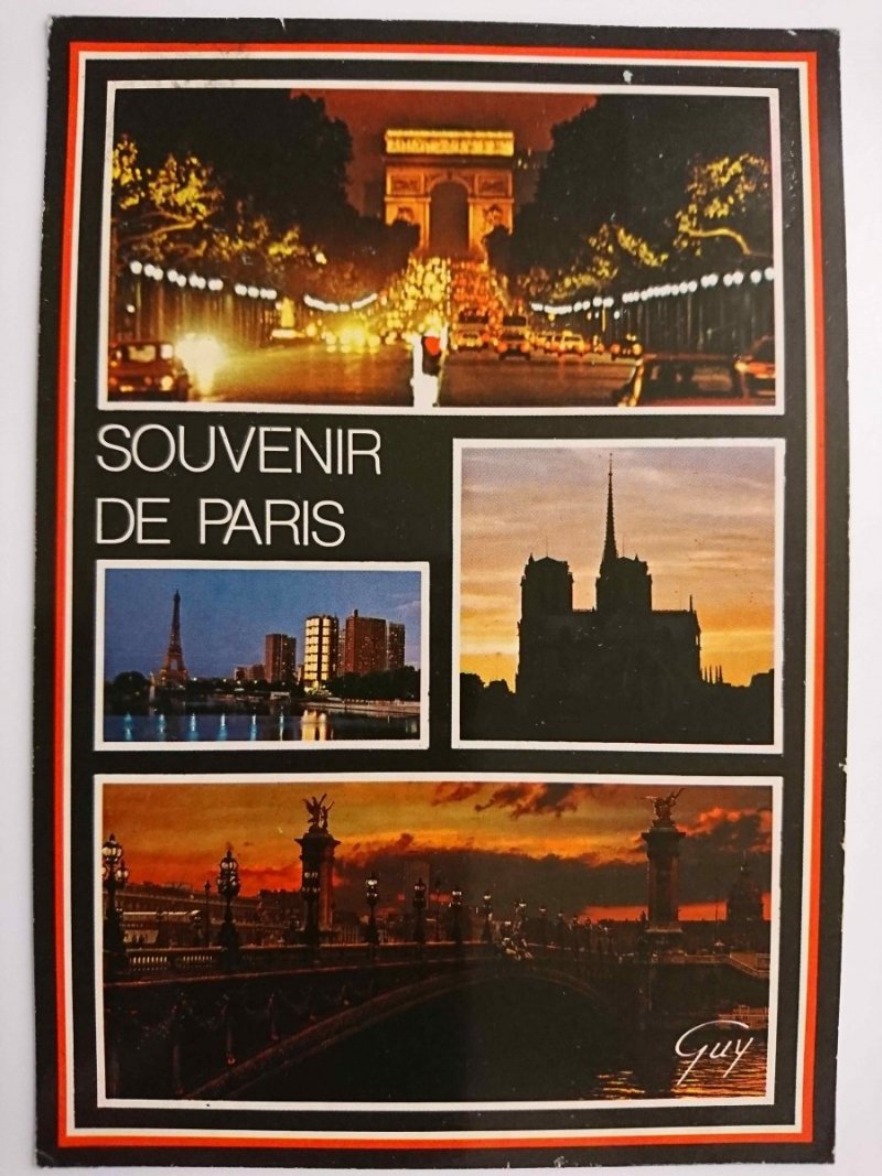 PARIS. ES CHAMPS-ELYSEES ET L'ARC DE TRIOMPHE