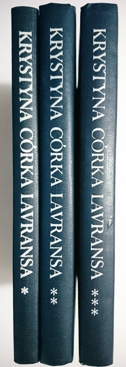KRYSTYNA CÓRKA LAVRANSA TOMY OD 1 DO 3 - Undset 