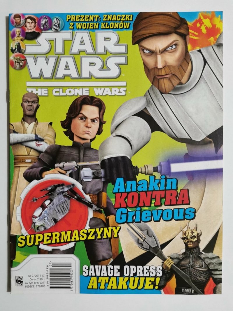 STAR WARS THE CLONE WARS NR 7/2012 (9) ANAKIN KONTRA GRIEVOUS