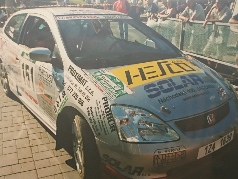 RAJD WRC 2005 ZDJĘCIE NUMER #106 HONDA CIVIC