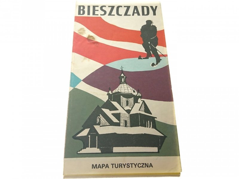 BIESZCZADY. MAPA TURYSTYCZNA 1977