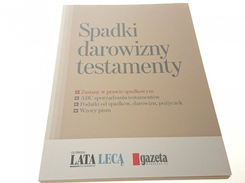 SPADKI DAROWIZNY TESTAMENTY 2011