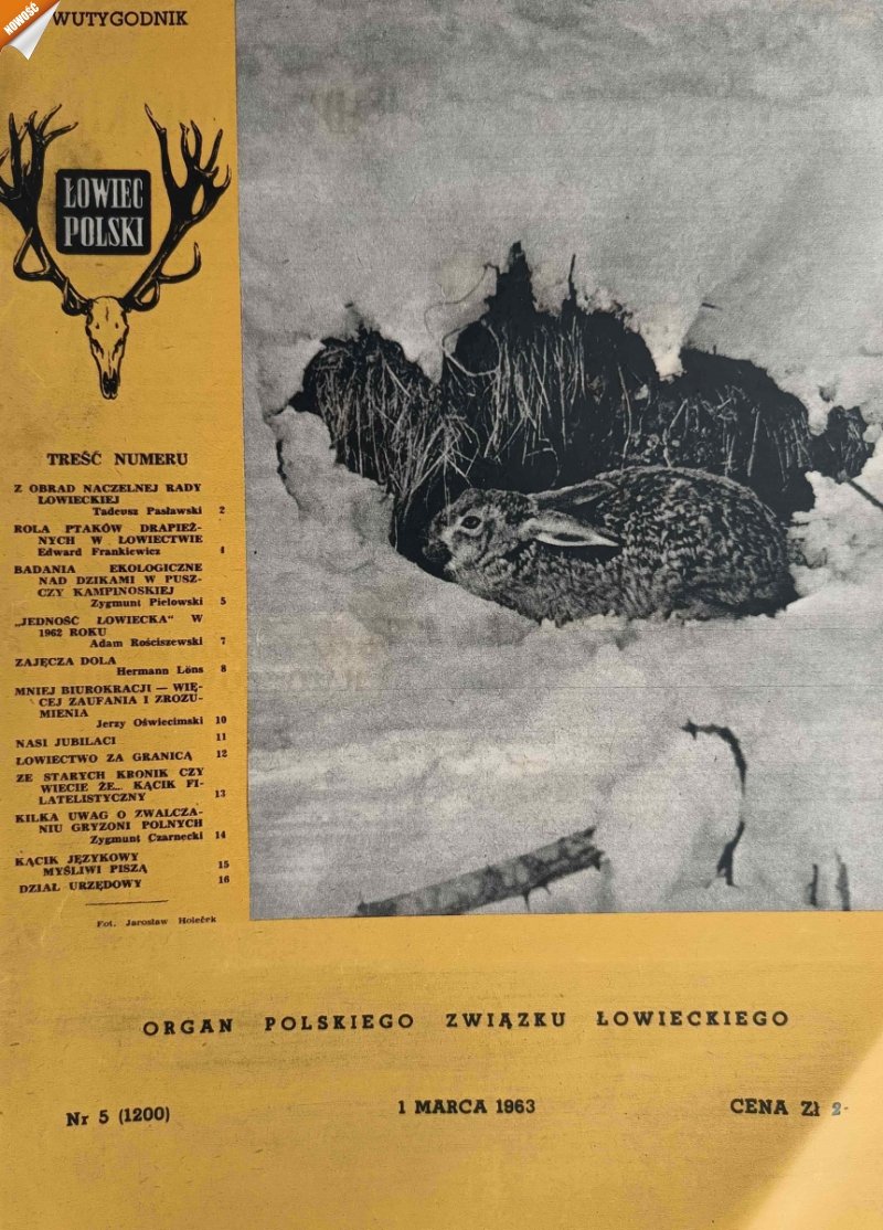 ŁOWIEC POLSKI NR 5/1963