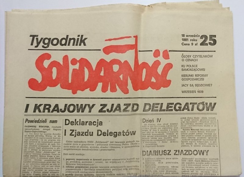 TYGODNIK SOLIDARNOŚĆ NR 25 18 WRZEŚNIA 1981 ROKU