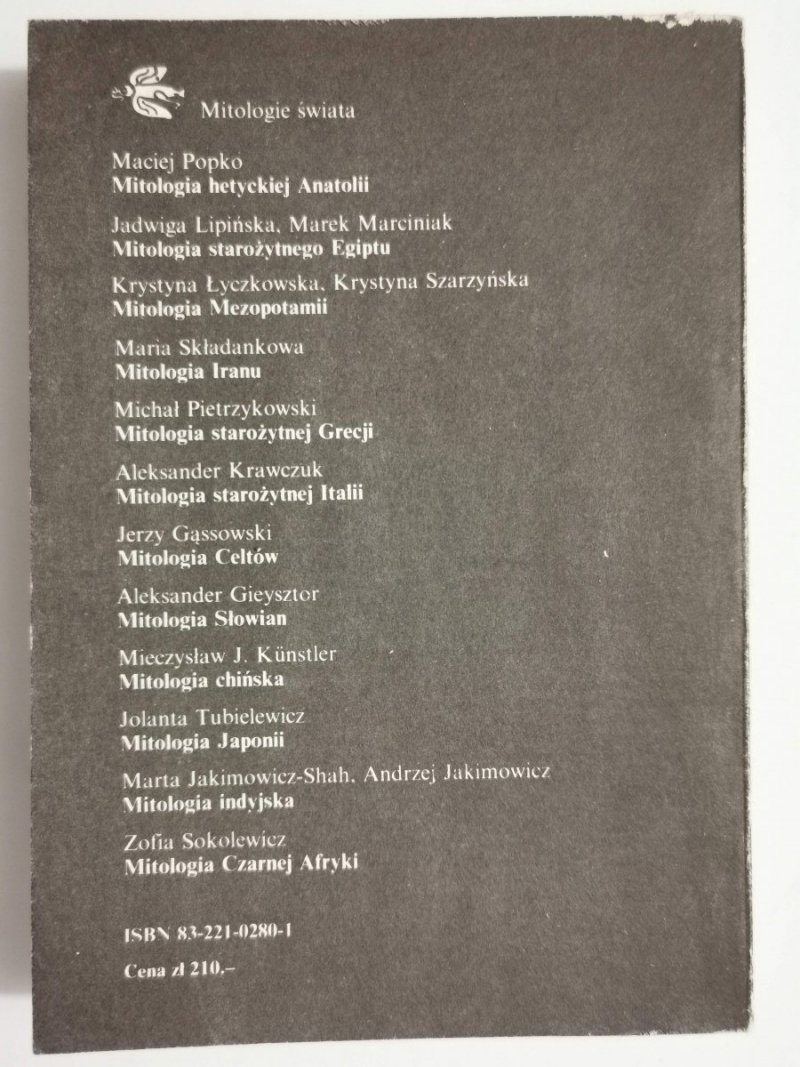 MITOLOGIA CELTÓW - Jerzy Gąssowski 1987