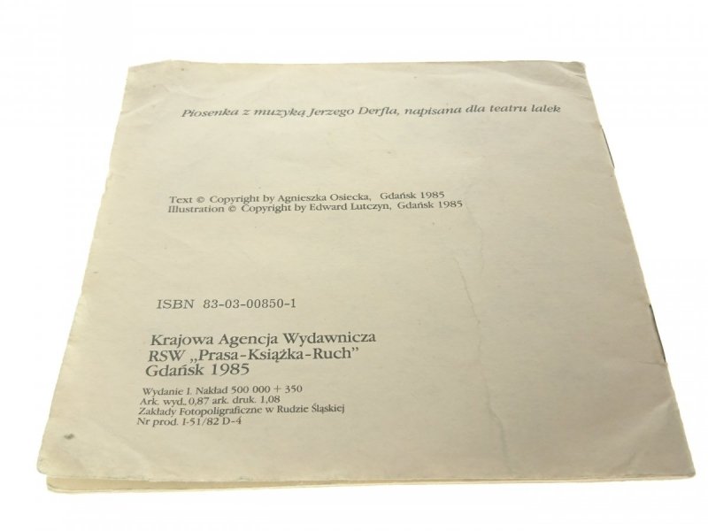 KOLĘDA MYSZKI - Agnieszka Osiecka 1985