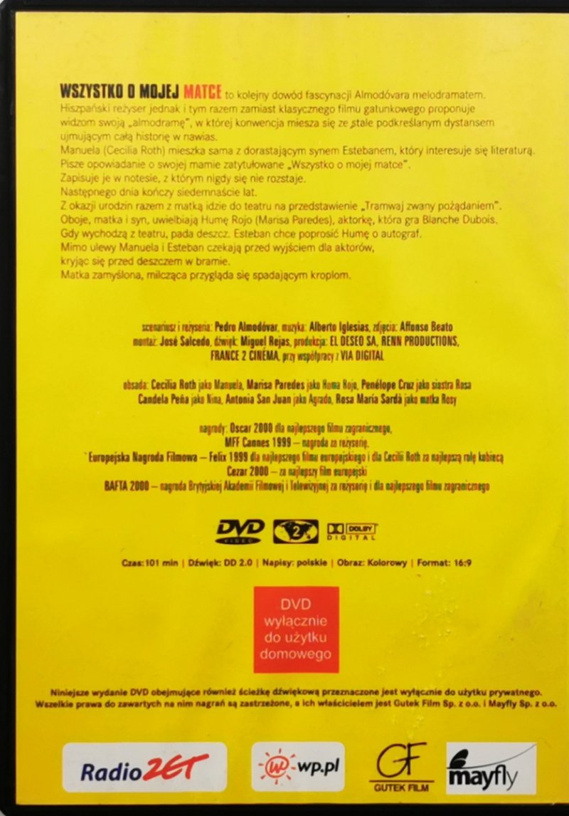 DVD. WSZYSTKO O MOJEJ MATCE