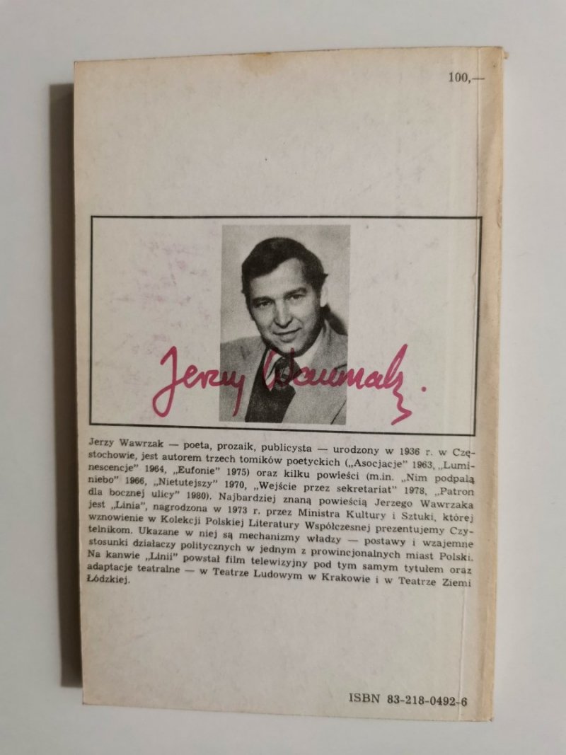 LINIA - Jerzy Wawrzak 1985