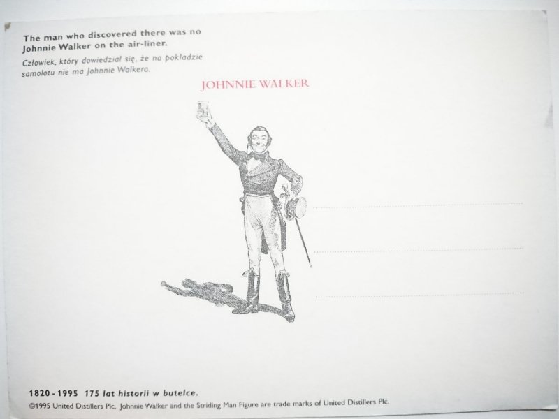 JOHNNIE WALKER. CZŁOWIEK, KTÓRY DOWIEDZIAŁ SIĘ, ŻE NA POKŁADZIE SAMOLOTU NIE MA JOHNNIE WALKERA