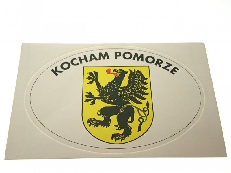 KOCHAM POMORZE. NAKLEJKA