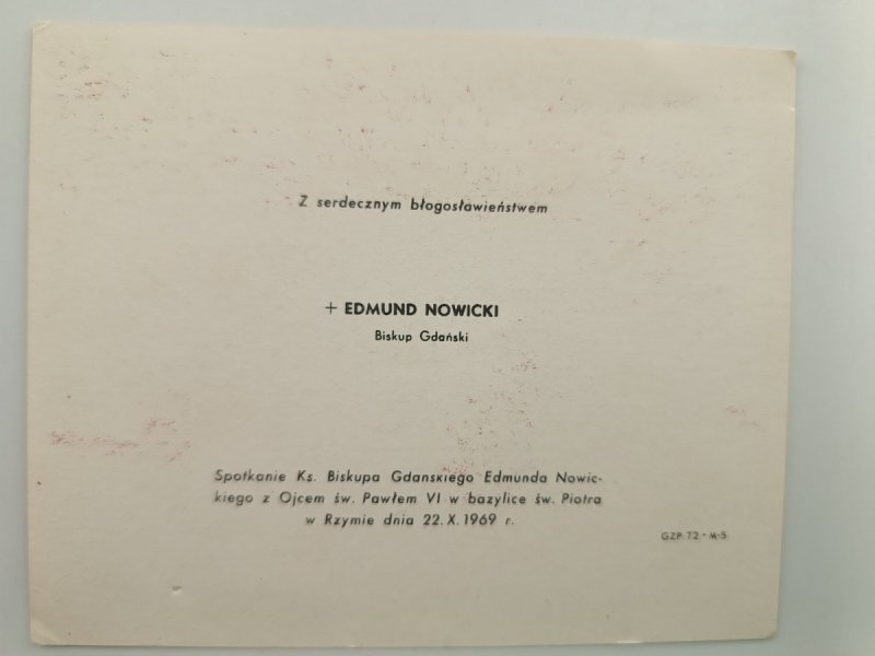 SPOTKANIE KS. BISKUPA GDAŃSKIEGO EDMUNDA NOWICKIEGO