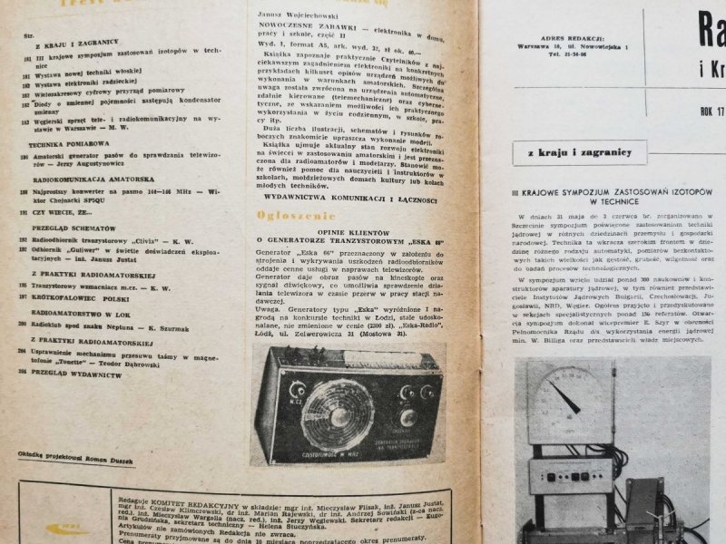 Radioamator i krótkofalowiec 8/1966