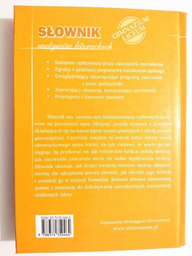 SŁOWNIK MOTYWÓW LITERACKICH - Edyta Jantos 2006