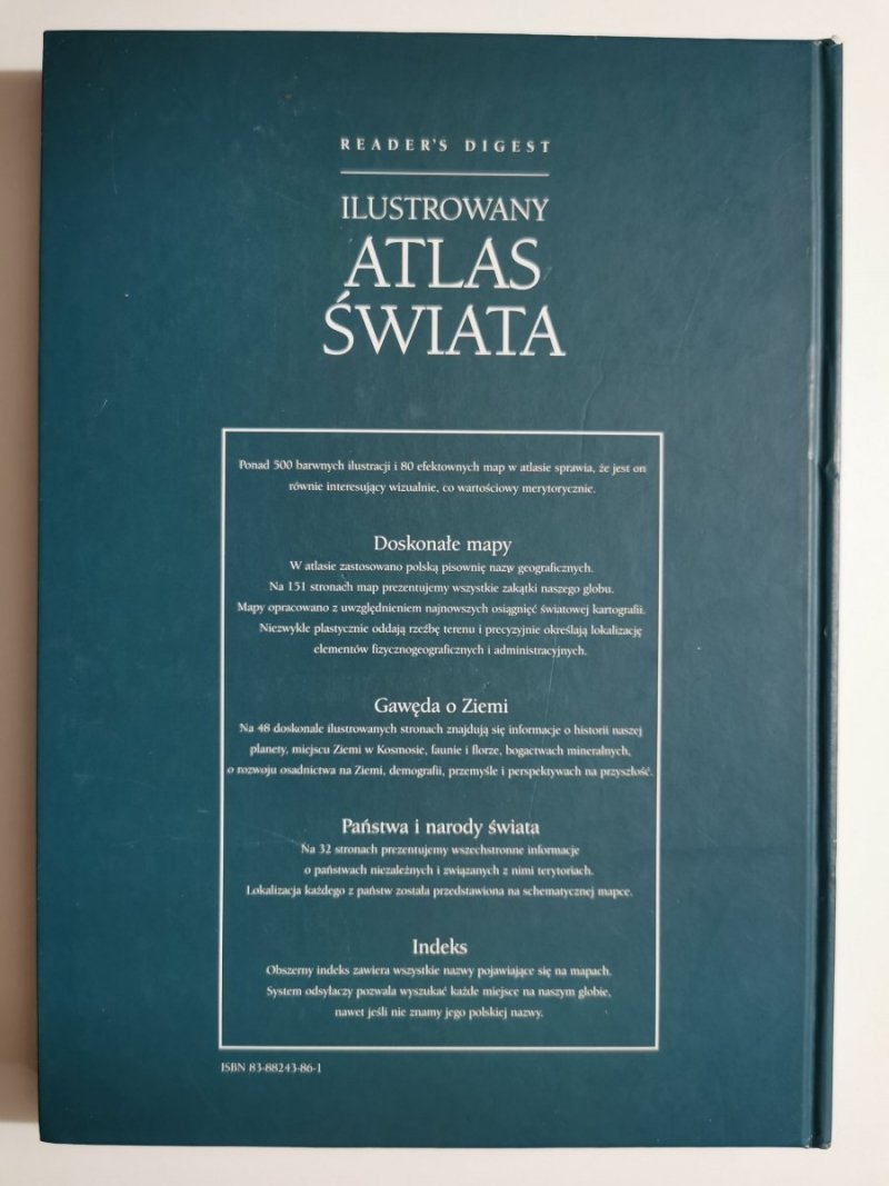ILUSTROWANY ATLAS ŚWIATA 