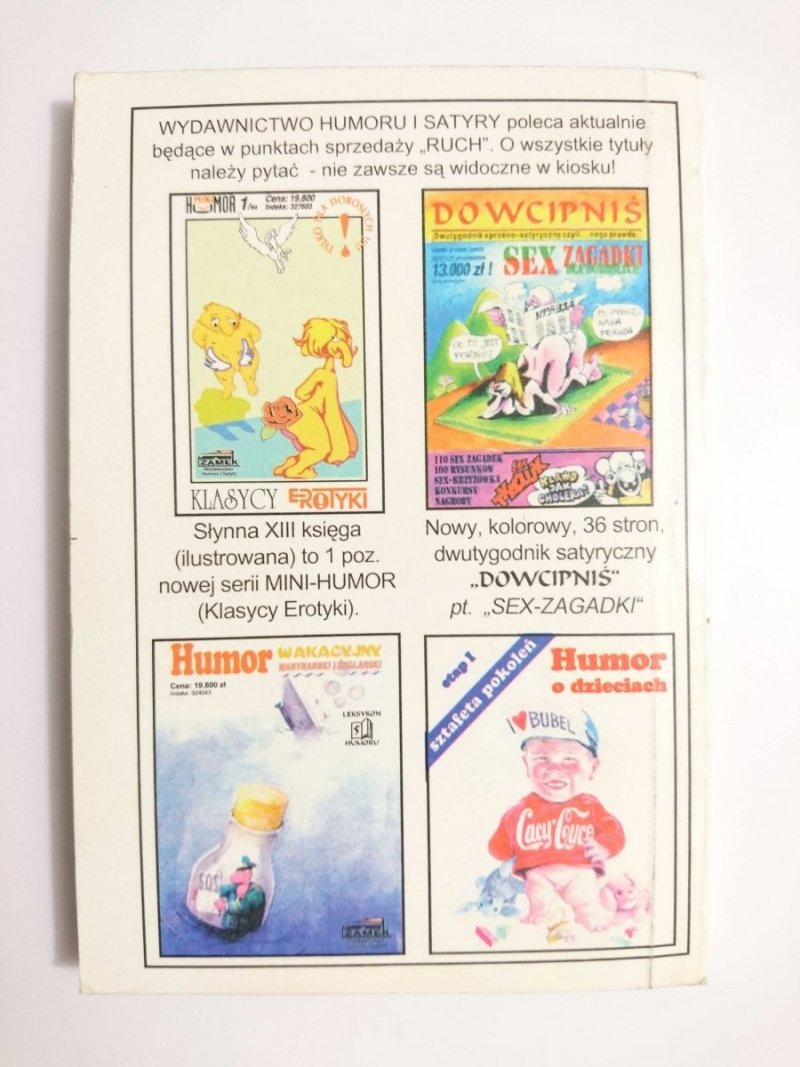 HUMOR Z NIŻSZYCH SFER - 1994