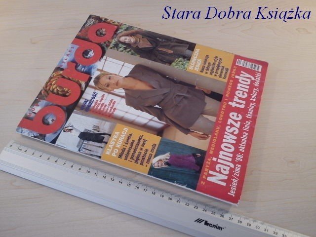 BURDA 9/98 NAJNOWSZE TRENDY JESIEŃ/ZIMA 1998