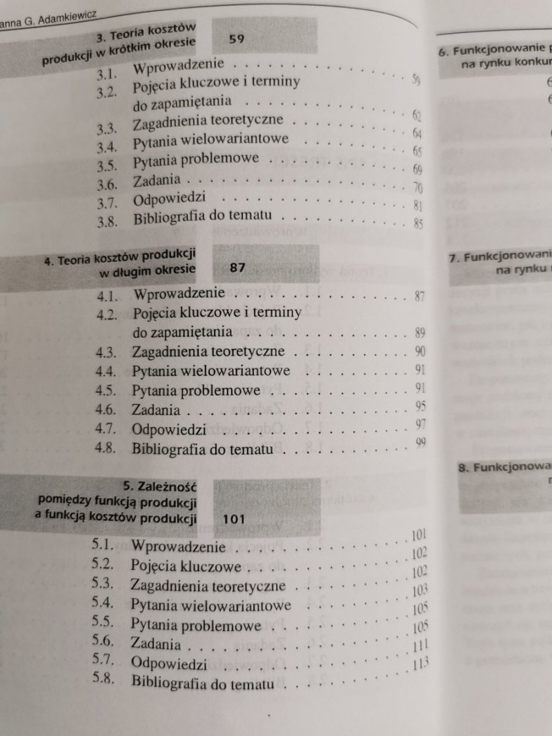 PODRĘCZNIK SAMODZIELNEJ NAUKI MIKROEKONOMII. PRZEDSIĘBIORSTWO - Hanna G. Adamkiewicz 