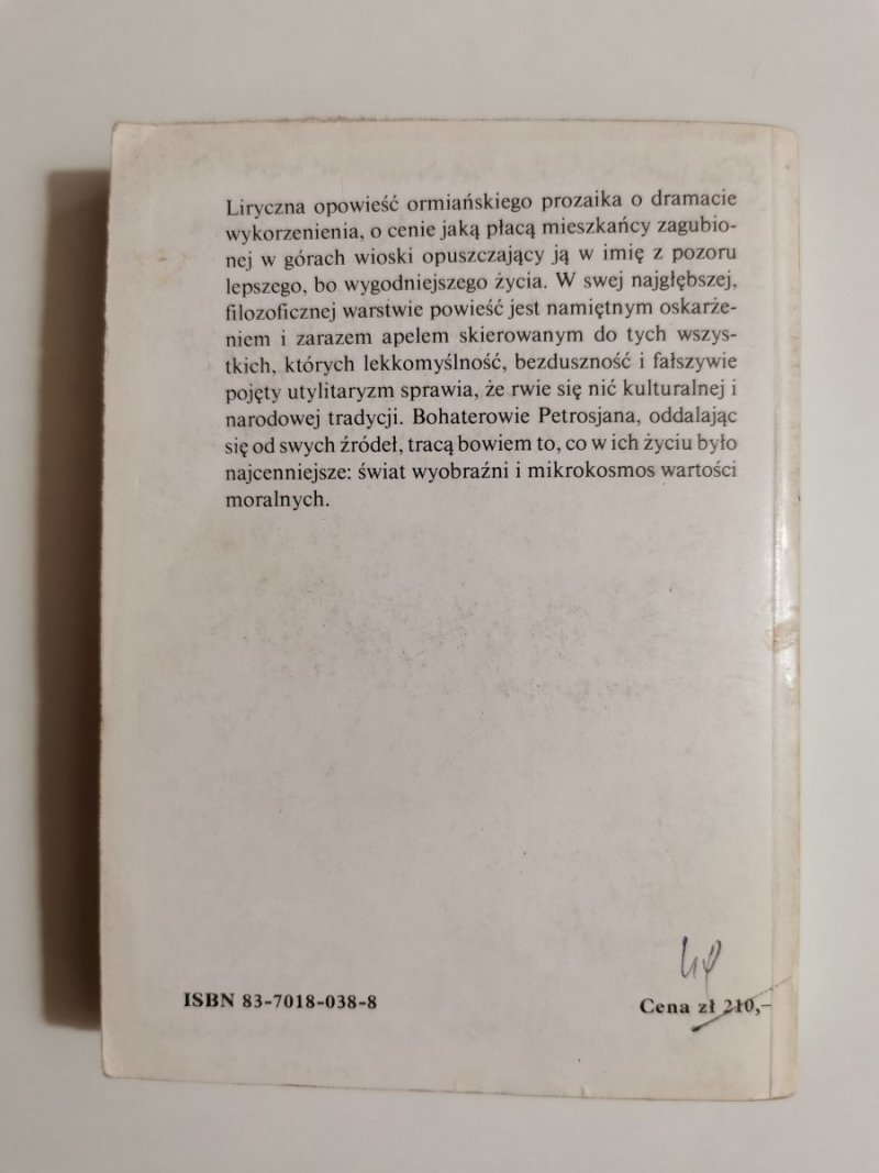 SAMOTNY ORZECH - Wardges Petrosjan 1986